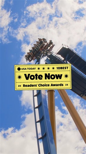 30K views · 161 reactions | VOTE TODAY! It’s your last chance to help 1 of these 9 new Six Flags thrills claim a massive honor 朗 USA Today #10best asked a team of experts to nominate the best new theme park attractions, and now it’s your turn to choose the winner. ️ Voting ends December 22 at noon EST, so hurry to https://bit.ly/4adGZEV and cast your vote! | Six Flags | Facebook