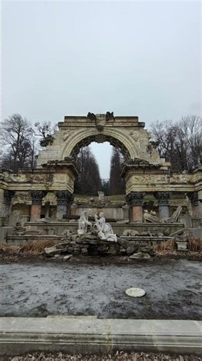 The Roman ruins, schonbrunn palace gardens area