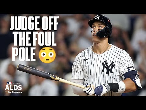 Aaron Judge CRUSHES a HOMER OFF THE FOUL POLE to TIE THE GAME! 😳