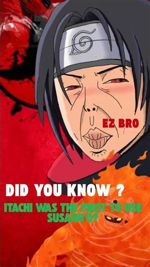 Did You Know Itachi Was the First to Use Susano’o? #anime #naruto