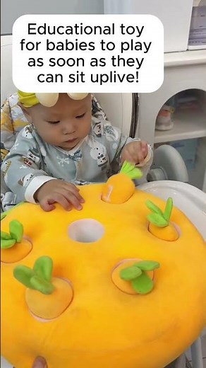 #Educational toy for babies to play as soon as they can sit uplive!#mother-infant#parenting