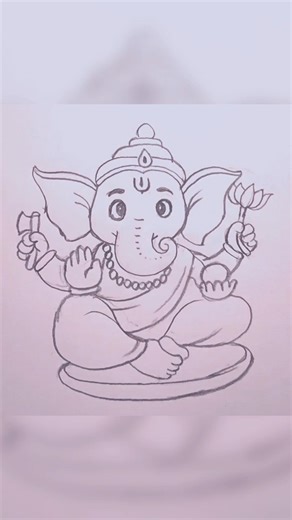 vinayagar pencil sketch || pillayar appa drawing #cutedraws #drawing #pencildrawing #pencilsketch