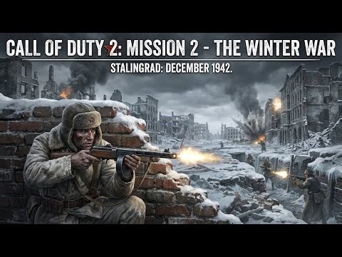 "Call of Duty 2 – Mission 2 Walkthrough | The Winter War Begins"