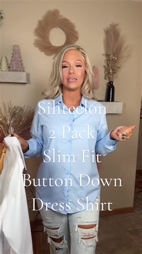 ✨💕If you need polished but effortless, this 2-pack button-down set from @Siliteelon is SUCH a smart closet staple. Crisp, flattering, and perfect for work, interviews, or teacher days — you’ll look put together in seconds without overthinking your outfit 💕✨#workshirt #workshirtoutfit #BusinessCasual #tiktokshopstockup #tiktokshopcreatorpicks