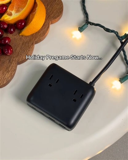 Pregame for the holidays like a pro. 🎄 Charge everyone's devices before the function with the 3-Outlet Charging Station with 2 USB-A and 2 USB-C Ports 70W. ✨ Power 7 devices at once ✨ GaN fast charging technology ✨ Programmable Power Supply gives you fast and safe charging | Belkin