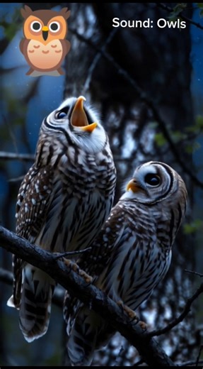 Owl is a night bird of prey known for its big eyes and silent flight.#birds