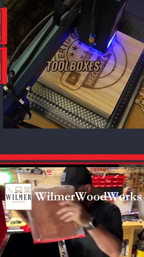 Craft shows can be chaotic, but these stackable Craftsman toolboxes are a lifesaver. Just toss everything inside, stack them up, and wheel it all away when you're done. Simple and efficient! #CraftShow #Toolbox #Organization #Crafting #Storage | WilmerWoodWorks