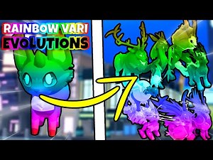 EVERY Rainbow Vari EVOLUTION!