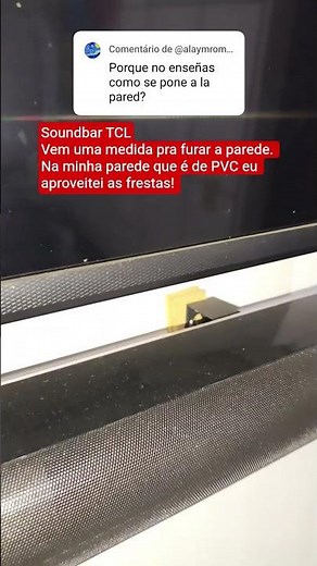 Respondendo Pergunta da Soundbar TCL