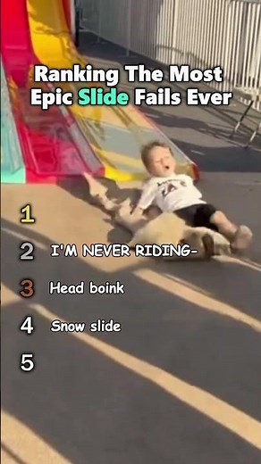 Ranking the Most Epic Slide Fails Ever
