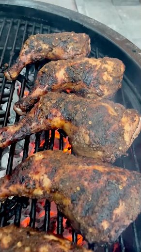 BBQ Jerk Chicken Leg Quarters #chickenrecipe #chickenlegs