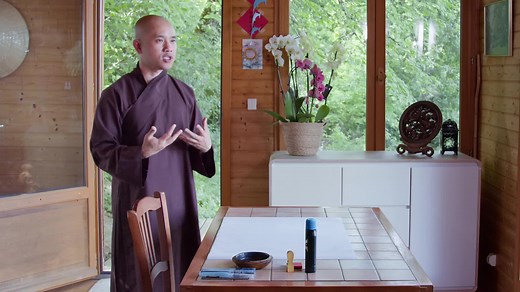 63K views · 3.2K reactions | "The me is made of non-me elements and that is why when you practice calligraphy you can touch the insight of no-self, of interbeing." Enjoy a new 5-minute video: The Mindful Art of Zen Master Thich Nhat Hanh. You can see some more of Thay's calligraphies here: https://plumvillage.org/thich-nhat-hanh/calligraphy/ | Thich Nhat Hanh | Facebook