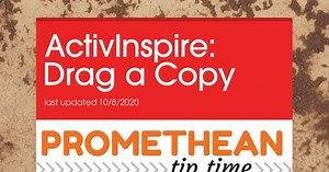 ActivInspire: Drag a Copy