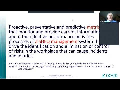 Using Leading and Lagging Indicators to Improve Safety Culture