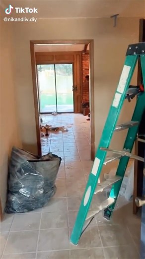 Entry way update! Two months in and it feels like an entirely different house! #doityourself #DIY #fyp | Nik and Liv DIY