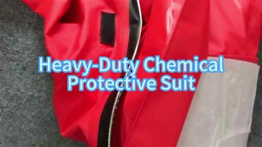 Heavy-Duty Anti-Slip Chemical Protective Suit for Firefighting and Toxic Gas Working in Chemical Industry Workers