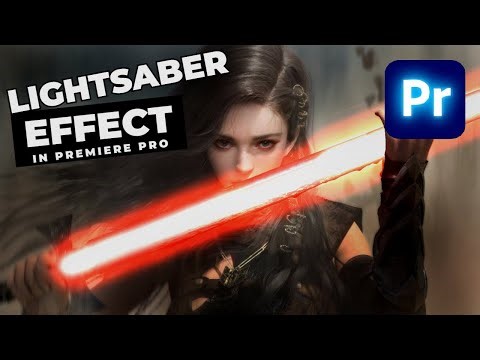 How To Create A LIGHTSABER Effect In Premiere Pro