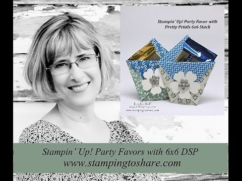 How to Create EASY Party Favors with 6x6 Papers