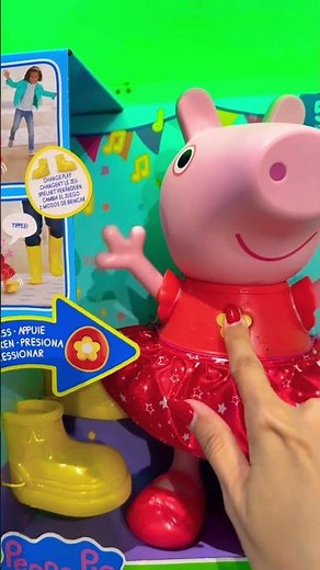 Peppa pig #peppa's muddy puddles party #asmr #toys #shortsfeed #shorts