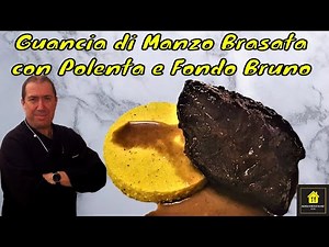 Guancia di Manzo Brasata al Vino Rosso con Polenta Cremosa e Fondo Bruno | Ricetta Gourmet