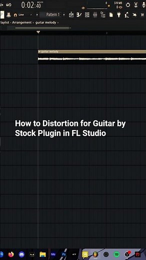 FL Studio's Hidden Guitar Distortion (Stock Plugin) #Shorts #FLStudio #FLStudioTips