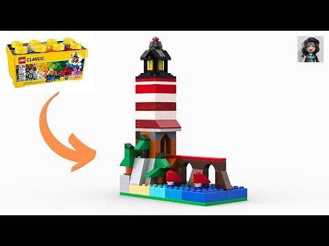 LIGHTHOUSE Lego classic 10696 ideas How to build