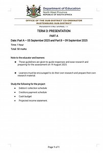 Study the following for the project:Debtors' collection sched... | Filo