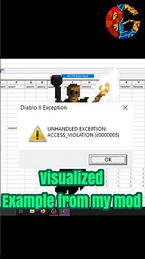 Setting The Summon Coordinates #gaming #modding #retrogaming #mods #diablo #oldgames #fun #shorts