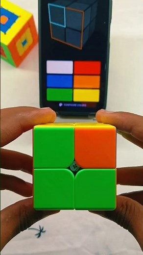 How To Solve Rubik's Cube Ai App 🥵🤤#rubikscube#ytshorts#cubing#viral