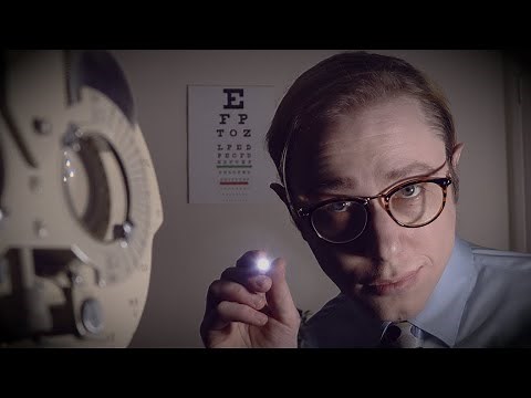 ASMR Eye Exam (Friendly Realistic Eye Test with Vintage Refractor)