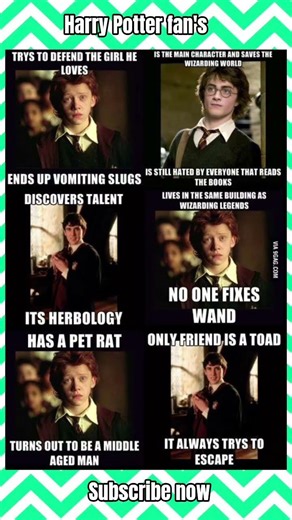 Harry Potter meme-“Ron Weasley vs Harry Potter:” #harrypotter #ytshorts #shorts
