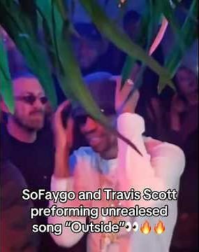 SoFaygo & Travis Scott vibing to Outside🥹🔥 #sofaygo #travisscott #cactusjack
