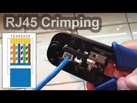 RJ45 connector color code in Hindi || Lan cable tester how to use || rj45 crimping tutorial