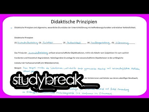Didaktische Prinzipien | Didaktik