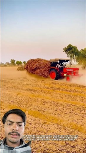 Mahindra Tractor say new jugad banai hai ak saath fasal ko huta #farming #viralvideo #vlog #mahindra