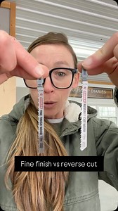 Fine finish vs reverse cut jig saw blades on plywood. Which is better? Like everything, it depends. 😅 My takeaways from this experiment: 1. The cleanest cuts with both blades on both sides of the piece are made on the 0 orbital setting. 2. The reverse cut blade gives cleaner results overall, but is hard to control and is actually much slower on the higher settings. They’re only meant to be used on 0. 3. Fine finish blades are SUPER clean on the bottom side on all orbital settings. 4. Fine finis