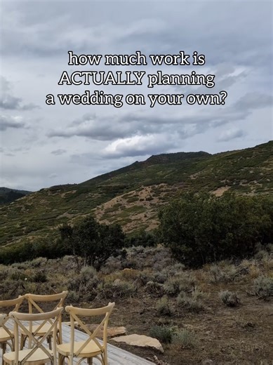 A LOT. Which is why many hire planners, but a lot of people don't want to or can't afford to- this ones for you 🤍🤍🤍 No one really tells you what to expect planning a wedding. And let's be honest, nothing can account for how many hours we REALLY spend thinking/dreaming/stressing about the biggest celebration we've probably ever planned. While these are averages, you can obviously spend more or less time depending on the overall scope, location, guest count, your comfort level planning a big ev