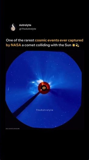 NASA Captured a Comet Colliding With the Sun ☀️💥