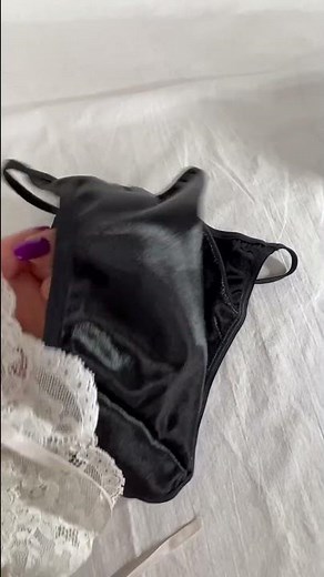 Super shiny, glossy stretch satin vintage bikini panties For sale in my eBay store