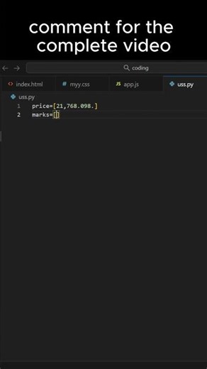 "Array in python ""