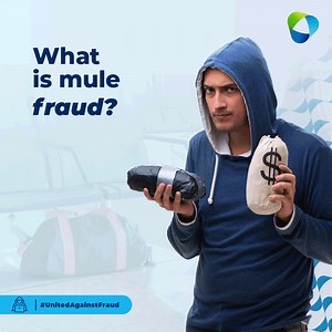 A money mule is someone who receives and moves money that came from victims of fraud. If someone you don’t know sends you money and asks you to forward or transfer the money, you could be fueling fraud by serving as a money mule. Don’t share your personal details such as contact details, ID number, and bank account number with strangers online. Report fraud at 011 256 9988 or email fdetection@africanbank.co.za to report fraud. #UnitedAgainstFraud #FraudFriday | Africanbank