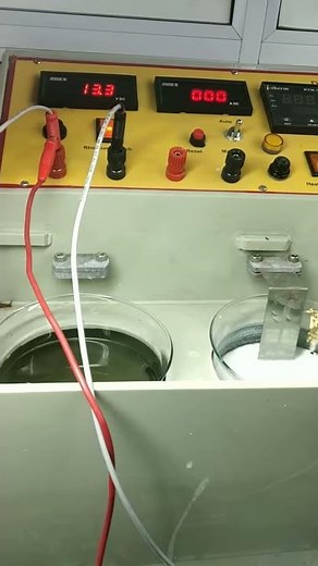 Rhodium plating setup