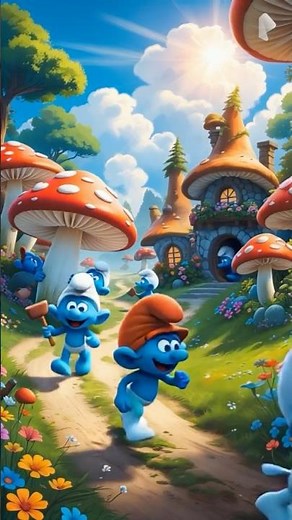 “Gargamel vs The Smurfs — The Eternal Chase Begins!” #shortvideo #smurfsrun #gargamel #cartoon