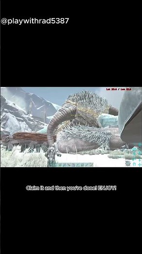 Best Way To Get ALPHA Ice Titan- NEW BEST SOLO TAMING METHOD Megachelon #shorts #arksurvivalevolved