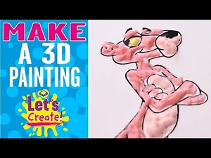 Let's Create! | How to make a 3D Painting | Boomerang UK