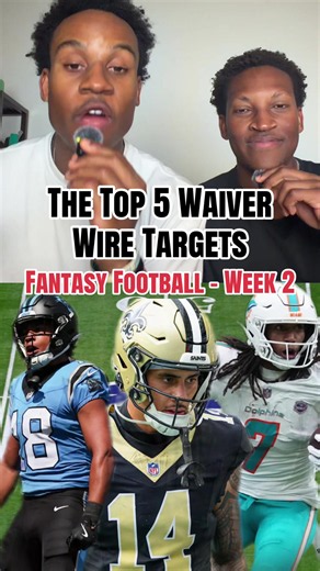 Put your waiver claims in right now for these guys! #fantasyfootball #jalencoker #devaughnvele #calebdouglas #kaelonblack