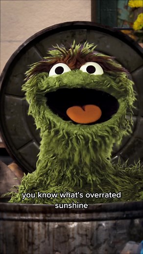 Okay Oscar, we 100% agree with the last part! #SesameStreet #OscarTheGrouch #Slimey