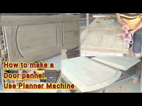 How to make door panel || Use hand planer machine || Simple panel door making tips and tricks