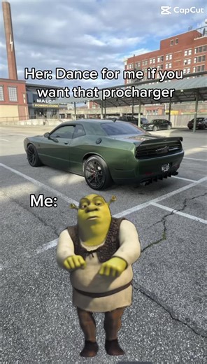 Finna hit TS for that procharger🤣🤣🤣 #shrek #dance #meme #funnyvideo #capcut