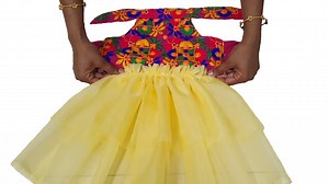 Designer Party Wear Dress Making in Just 10 Minute # Beautiful and Designer Baby Frock Full Tutorial # Very Easy and Beautiful Frock making at Home # | Simple Cutting